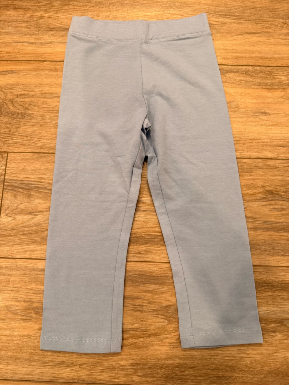 Primary Light Blue Kids Cropped Leggings
